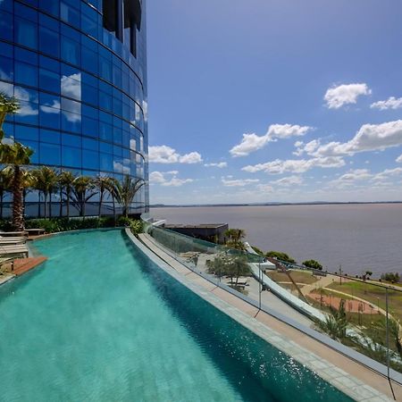 Отель Doubletree By Hilton Порту-Алегри Экстерьер фото View of the River Plate from the residential complex